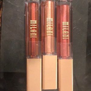 Milani Amore Matte Metallic Lip Creme set of 3